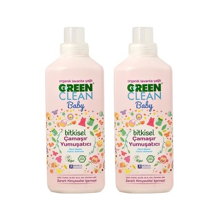 U Green Clean Baby Çamaşır Yumuşatıcısı 2 Lt Set