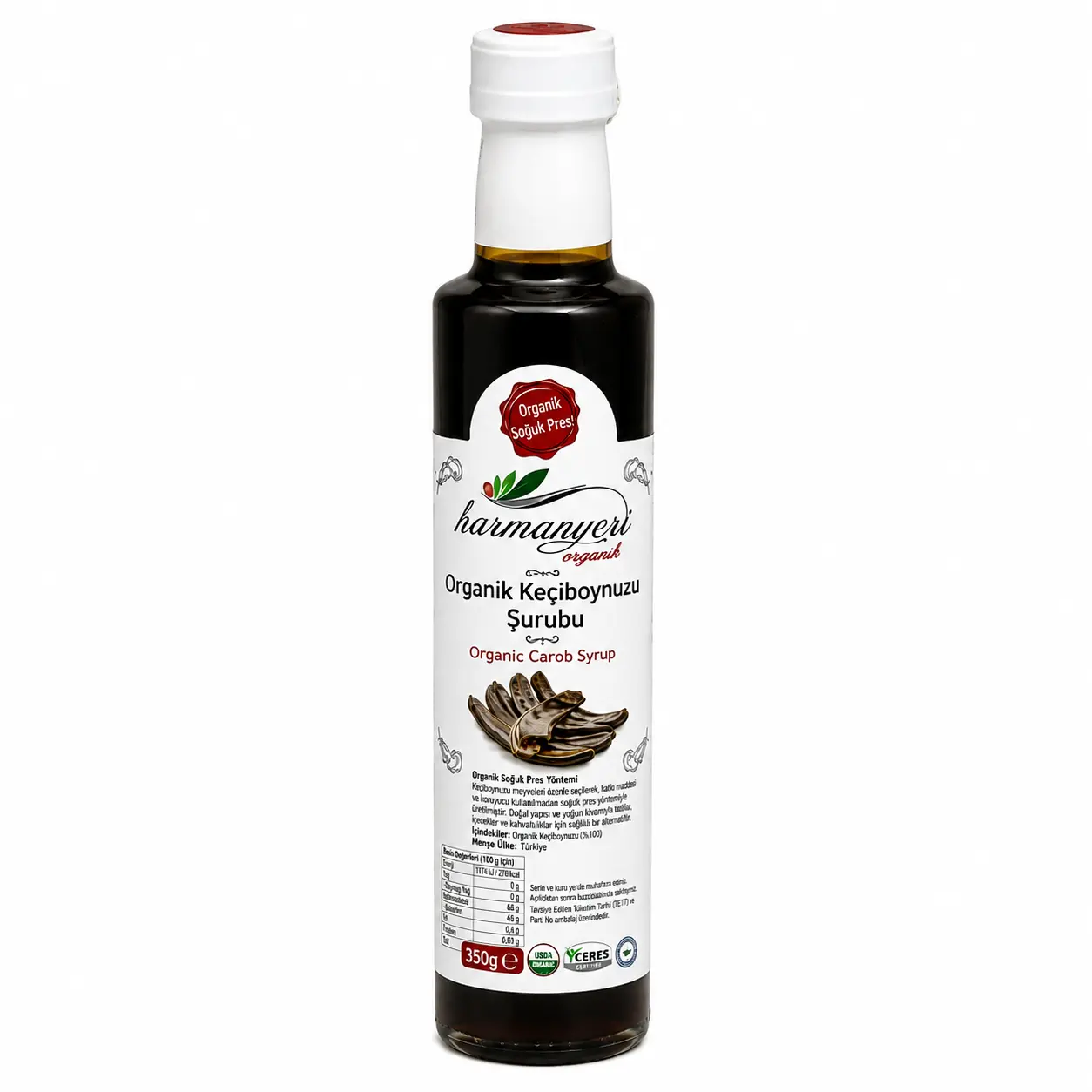 Harmanyeri Organik Keçiboynuzu Şurubu 350 gr