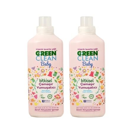 U Green Clean Baby Çamaşır Yumuşatıcısı 2 L Set