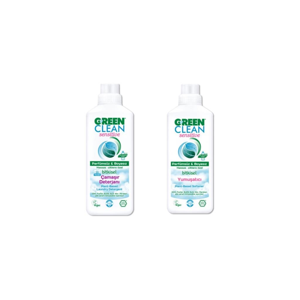 U Green Clean Hassas Ciltler Çamaşır Seti