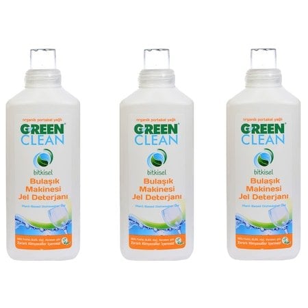 U Green Clean Bitkisel Jel Bulaşık Makinesi Deterjanı X 3 ADET