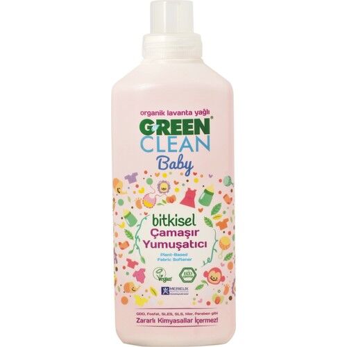 U Green Clean Baby Çamaşır Yum. Leke Çıkarıcı Çamaşır Det.(1lt) Emzik Biberon Tem. 0,5 L