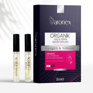 Aronex Organik Kaş ve Kirpik Serumu 8 ml