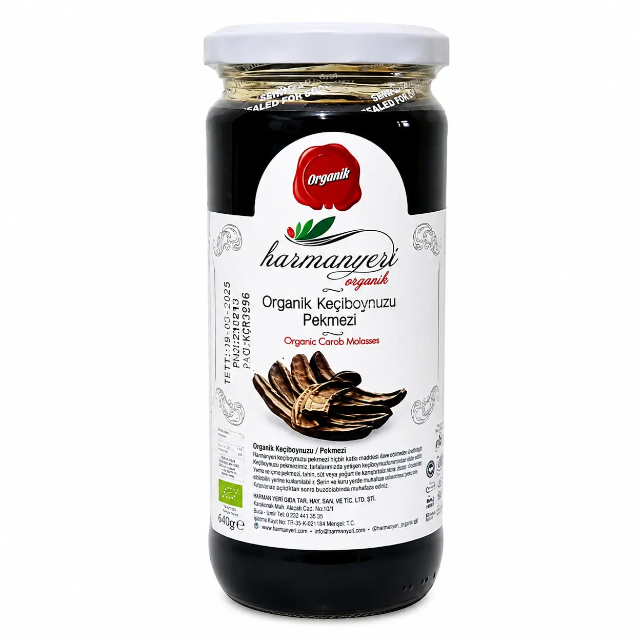 Harmanyeri Organik Keçiboynuzu Pekmezi 620 Gr