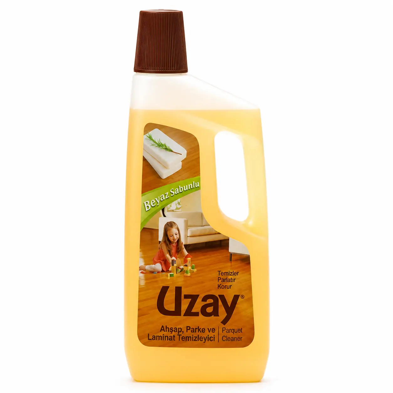 Uzay Ahşap Temizleyici 750 ml Beyaz Sabun Kokulu