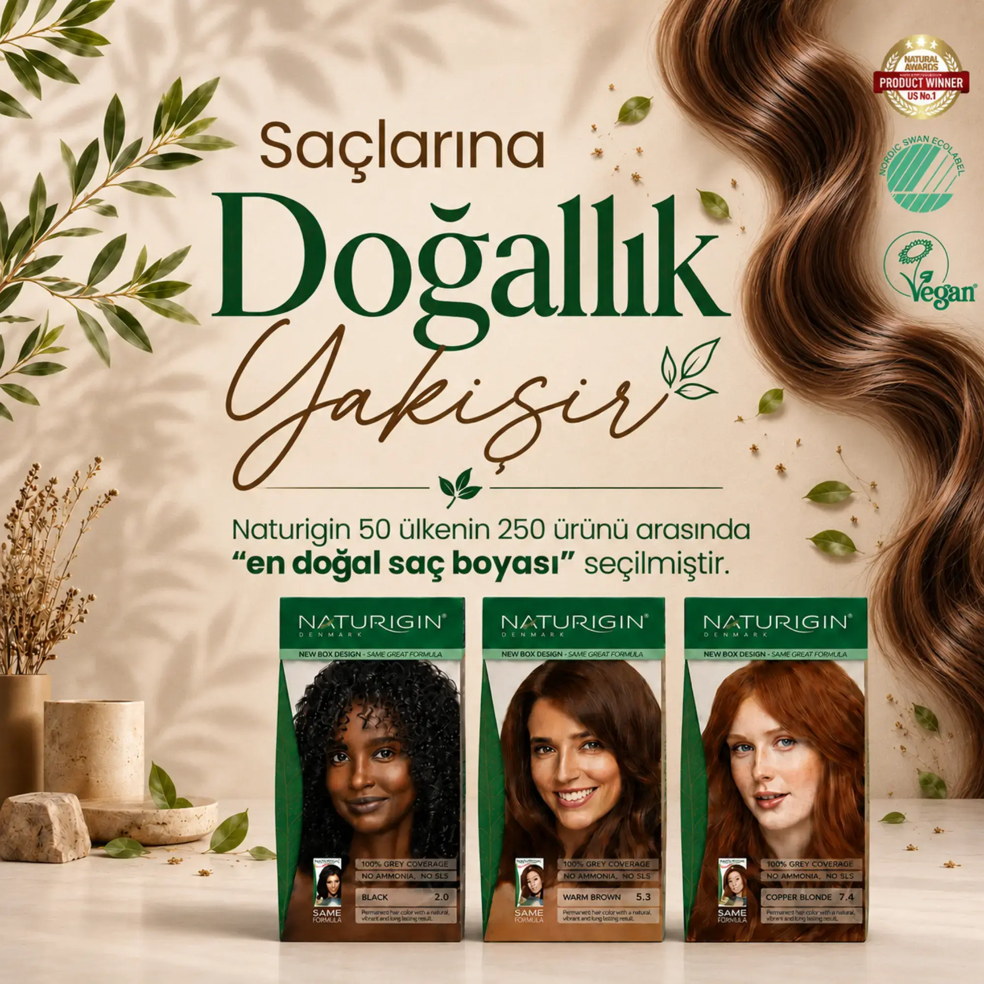 Naturigin saç boyası
